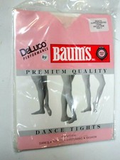 Baum's Deluco Performance Premium Quality Dance Tights Ballet Pink LP40A MIP