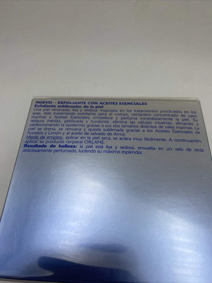 Exfoliante corporal Orlane con ACEITES ESENCIALES 6,7 oz sellado Foto 4 de 4