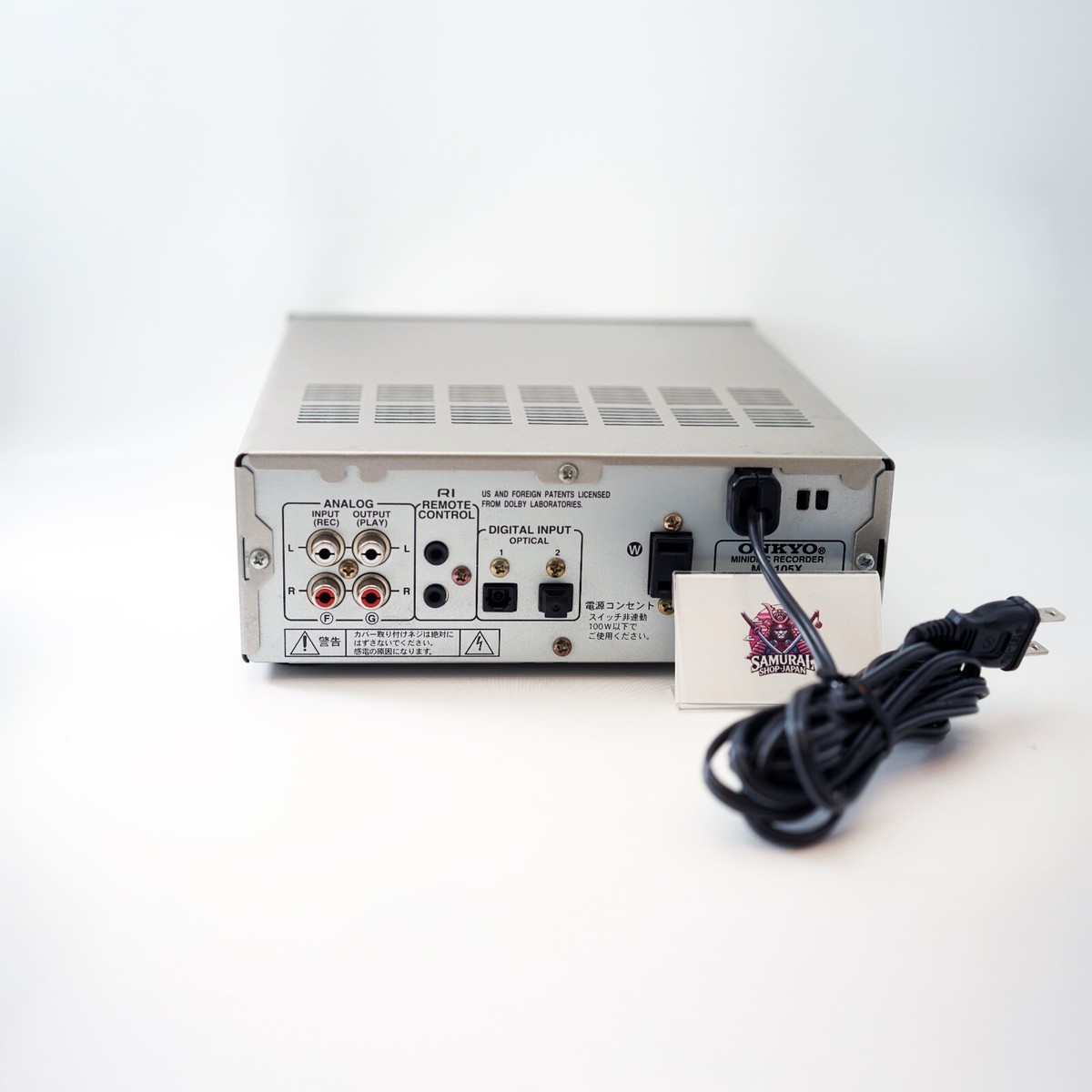 Onkyo Md-105fx Hi-md Mini Disc Recorder MD105FX Silver MDLP