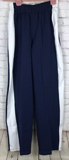 Vintage 70s-80s CHAMPION Sweat Pants Blue Size Large 100 Nylon