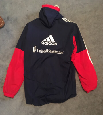 New England Revolution Adidias Rain Jacket. Men s Large. New without tags