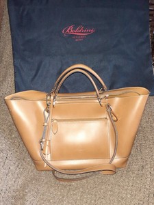 Boldrini Selleria Vacchetta Cuoio Large Tote Travel Cognac Crossbody Satchel Nwt Ebay