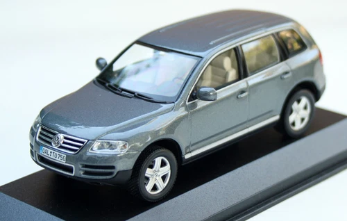 VW Touareg V10 Tdi Typ 7l Bj. 2002-2006, Metallic Grey, Minichamps-Modell M.1 :