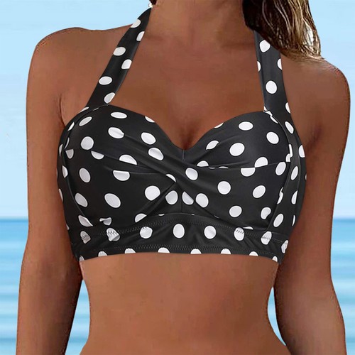 Women Lace Up Swimwear Tops Underwire Full Coverage Bikini Top Push Up Swim New - Bild 28 von 78