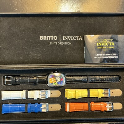 Mens Watch /Womens Watch - Invicta Britto Watch Set With Bands - Wristwatch