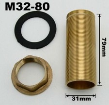 Kitchen Basin Mixer Tap Repair Fitting Kit Threaded Brass Tube Nut Install Parts