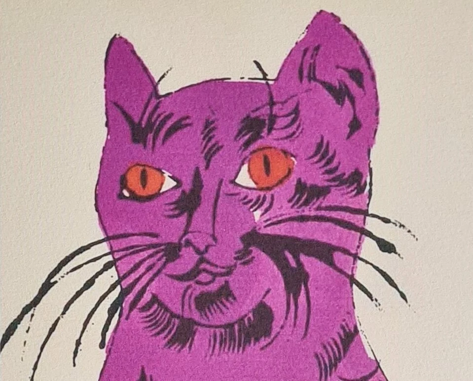 ANDY WARHOL * A Cat named Sam * 50 x 40 cm * signed lithograph *limited # 21/200 - Bild 4 von 4