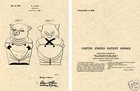 SHAWNEE SMILEY PIG Cookie Jar US Patent Art Print READY TO FRAME!! 1942 Ganz