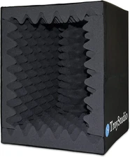 TroyStudio Portable Sound Recording Vocal Booth Box - |Reflection Filter & -