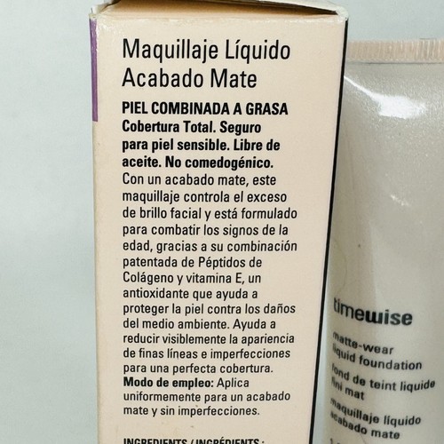 Mary Kay TimeWise Matte Wear Bronze 8 Liquid Foundation 1 oz. 038772 New in Box - Picture 4 of 11