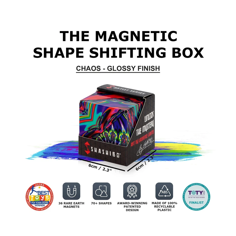 SHASHIBO Shape Shifting Box - Award-Winning, Patented Fidget Cube w/ 36 Rare ... - Image 2 of 4