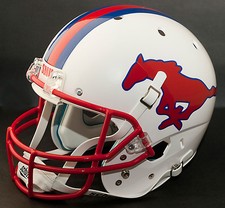 SMU MUSTANGS 1976-1986 Schutt AiR XP GAMEDAY Football Helmet SOUTHERN METHODIST