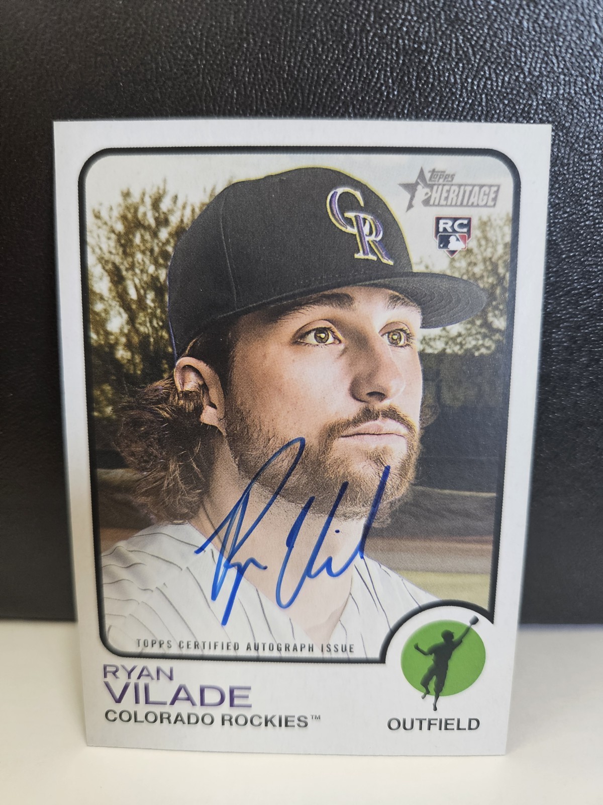 2022 Topps Heritage #ROA-RV Ryan Vilade Real One Autographs