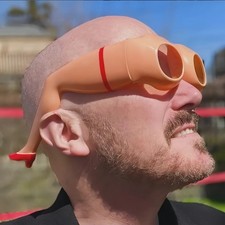 Novelty Leg Hip Sunglasses Fun Orange Silly G...