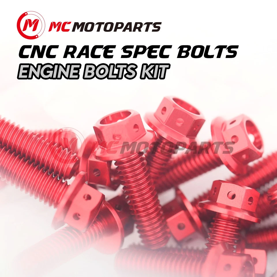 33 pernos de cubierta de cárter de estator de motor CNC para Honda CRF450X 2019-2022 Foto 3 de 4