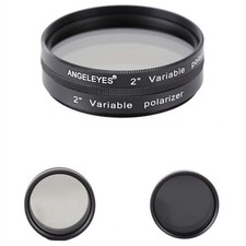 1.25''/2''Variable Polarizing Filter Lens for Astronomical Telescope Eyepiece US