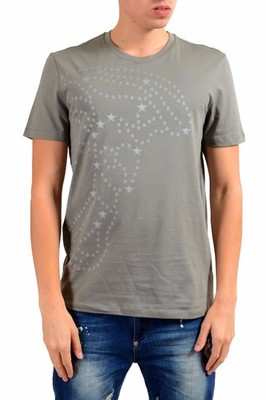 Versace Collection Men's Gray Graphic Short Sleeve T-Shirt Size S M L XL 2XL