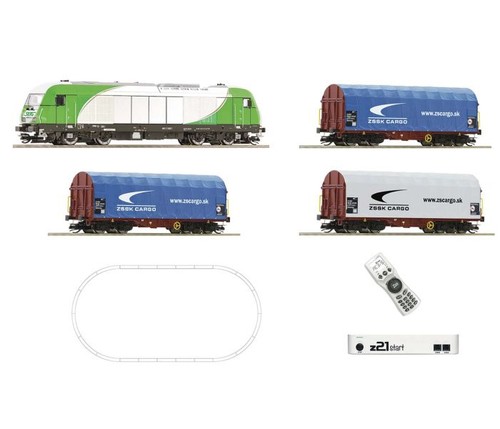 5190001 Roco Spur TT (Maßstab 1:120) CSETG ER20 Diesel Güterzug Set VI (DCC) | Condition: New