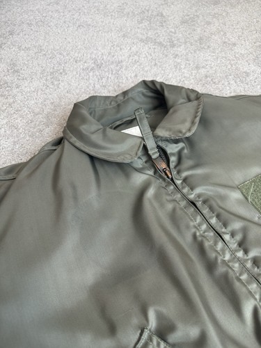 Vintage USAF Mens XL Flyers CWU 45P Flight Jacket Military Air Force Isratex - Picture 9 of 12
