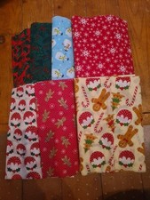 Fat Quarters Fabric bundle - 7 Christmas designs