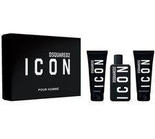 DSquared2 ICON Pour Homme Gift Set 100ml Eau de Parfum + Shower Gel + Aftershave