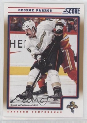 2012-13 Score Gold Rush George Parros #217 l4l