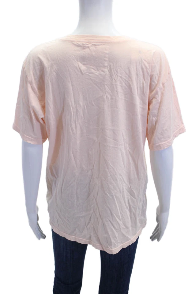 Camiseta Madre Mujer Básica Rosa Años 70 Gráfico Algodón Cuello Redondo Manga Corta Talla M Foto 3 de 4