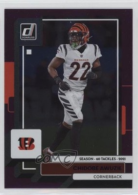 2022 Panini Donruss Season Stat Line 6/60 Chidobe Awuzie #203 15bk