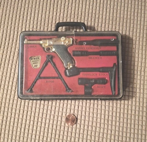 Vintage 1960's Marx WWSA Secret Agent 05 Magnum Set In Original Case Complete