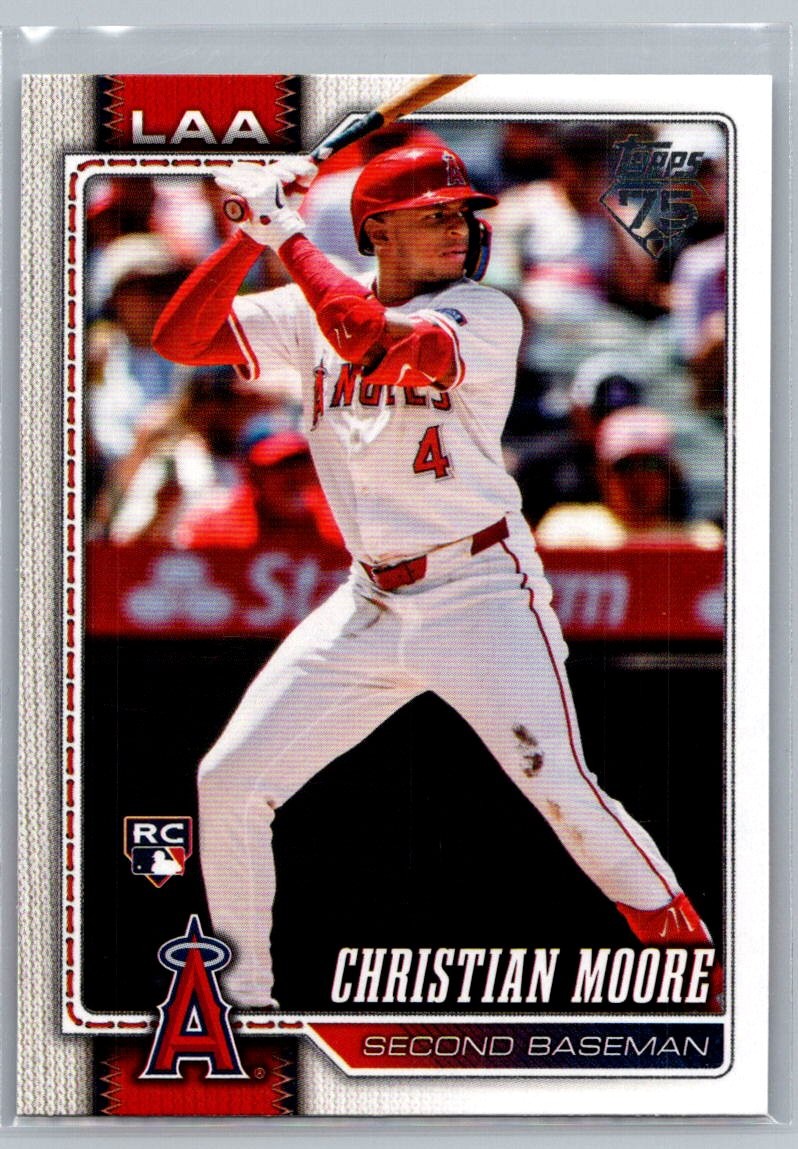 2026 Topps Series 1 Christian Moore #147 Los Angeles Angels