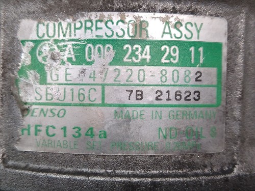 A0002342911 KLIMAKOMPRESSOR / GE4472208082 / 7B21623 / 812606 FÜR MERCEDES-BENZ