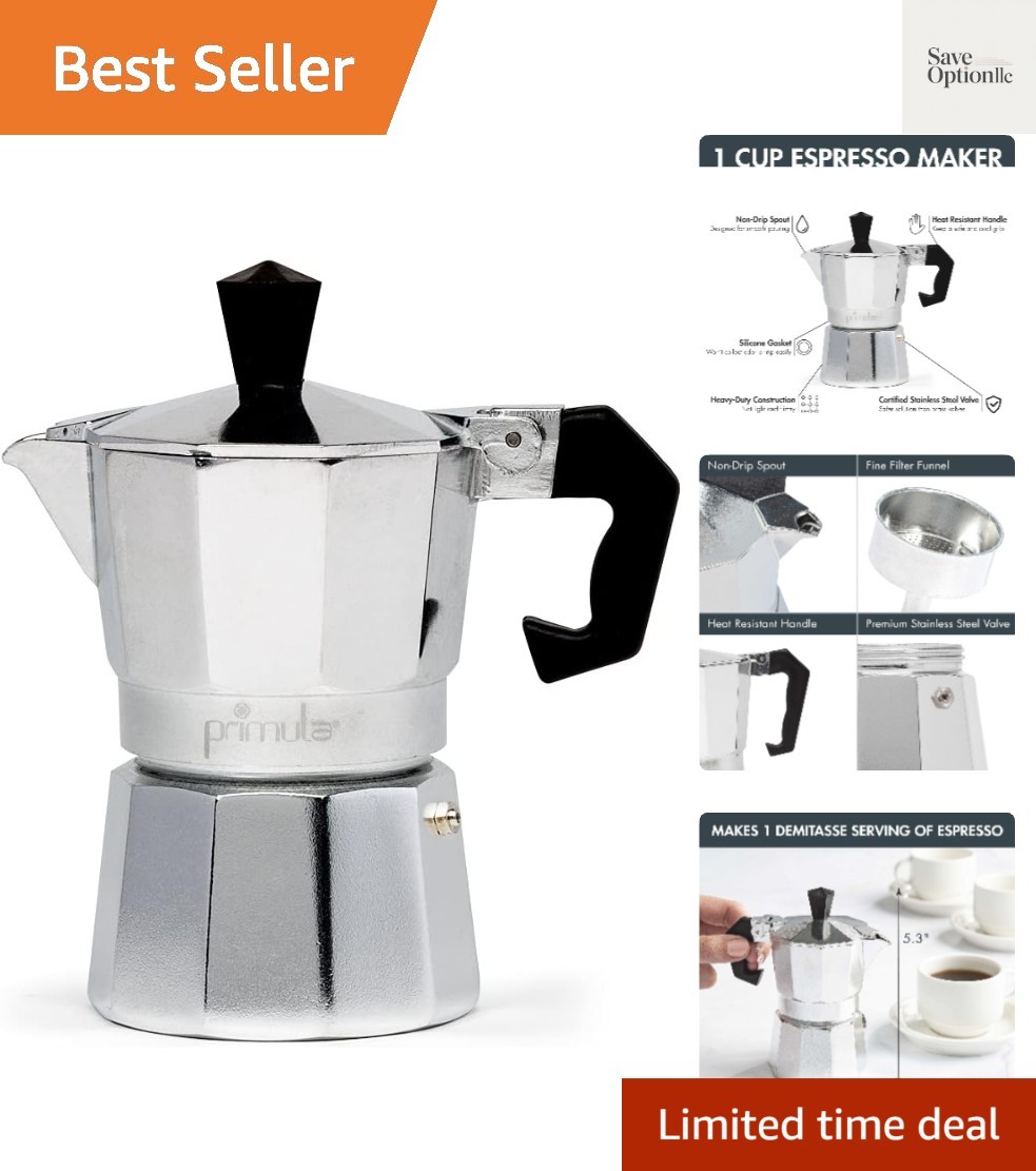 Classic Stovetop Espresso and Coffee Maker, Moka Pot for Italian and Cuban Ca...