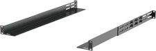 Tecmojo Universal 1U Rack Mount Rail,4-Post Fully Server Full Depth, Black