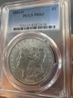 1884 o morgan silver dollar $1, Pcgs Ms63