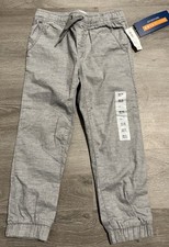 Old Navy Boys Built In Flex Drawstring Gray Jogger Pants size XS-5---NWT