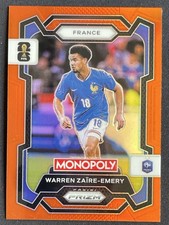 Warren Zaire-Emery 2026 Panini Monopoly Prizm Fifa World Cup Orange /149 #11