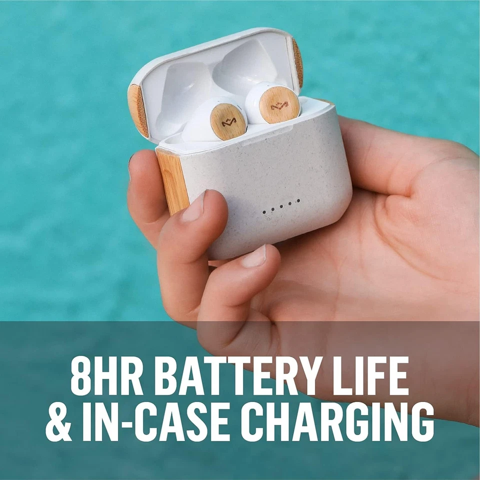 Fones de ouvido House of Marley Rebel - Trabalhados de forma sustentável, áudio sem fio, recarregáveis - Imagem 4 de 4