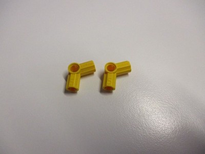Lego 2x Technic Verbinder Kreuzachse #5 Winkel 32015 gelb ege83