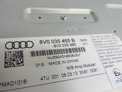 AUDIO VERSTÄRKER AMPLIFIER Audi A3 Limousine (8VS/8VM) 8V0035465B