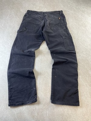 Dickies Regular Fit Carpenter Utility Hose grau 30 x 28 Duck Canvas Stretch