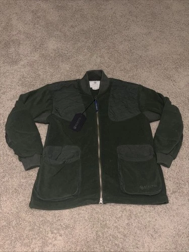 Beretta Men’s V2 Fleece Full Zip Up Jacket In Green Size XL NWT - product listing photo