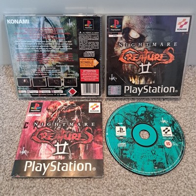Nightmare Creatures 2 II PS1 Spiel komplett Handbuch FRANZÖSISCH COVER spielt Englisch sehr guter Zustand