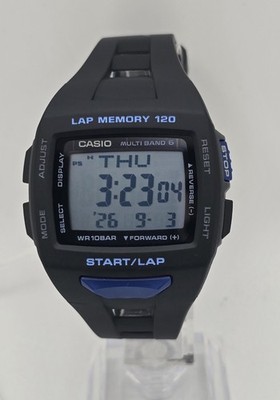 Casio STW-1000-1BJH Tough Solar Atomic Running Watch 45mm JDM New  in Box
