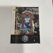 2004-05 UD Rivals - Carmelo Anthony #22 Gold Facsimile Signature