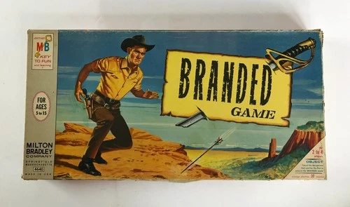 Vintage - Branded Game (1966) by Milton Bradley #4640 Chuck Connors - Parts