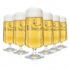 6x Bitburger Bier Glas 0,3l Pokal Rastal Neu Gl&auml;ser Pils Export Tulpe Becher