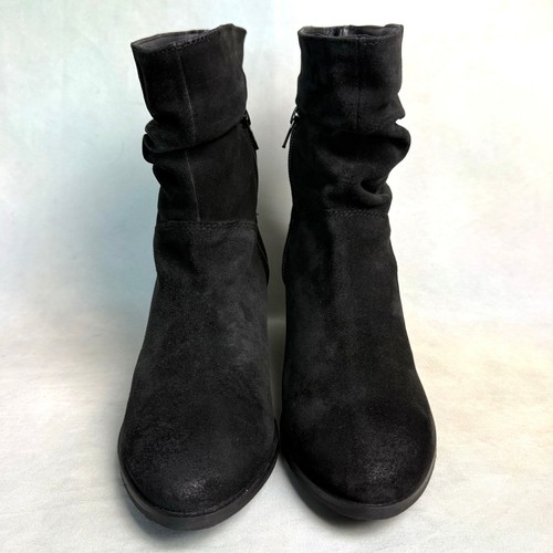 New In Box Matisse Sutton Black Suede Leather Slouch Ankle Boots - Picture 4 of 12