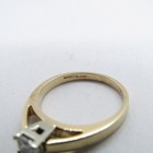 Magic Glow 14K Yellow Gold Princess Cut Diamond Ring Size 5.5 w/Appr SE456 — photo 5