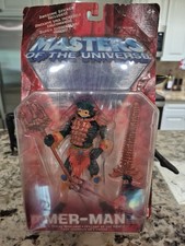 Mer-Man 2002 200x MASTERS OF THE UNIVERSE MOTU Mattel MOC NEW  2