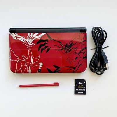 Nintendo 3DS XL Pokemon X Y Edition Xerneas Red Console w Charger